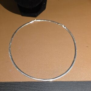 Source Unknown Silver Snake Chain Necklace - Shiny Silver